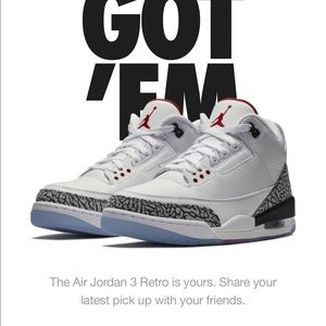 Free throw line jordans size 8 deadstock